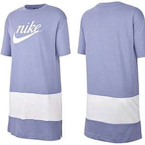 ❤ Nike Sportswear Varsity T-Shirt Dress